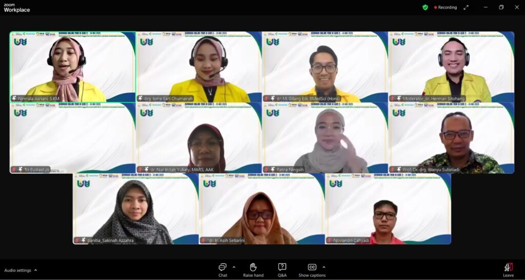 Seminar Online FKM UI Seri 2: Bahas Optimalisasi Ekonomi dan SDM Unggul RS di Era JKN