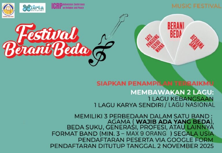 Festival Band Berani Beda 2025 Hadirkan Harmoni Lintas Iman Lewat Musik