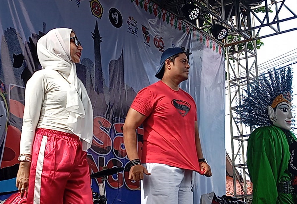 Senam Sehat PORSI Meriahkan Festival Pasar Minggu II