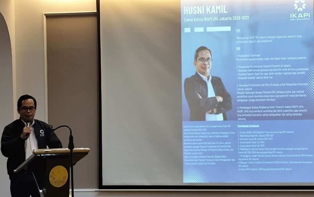 Husni Kamil Pimpin IKAPI DKI, Perkuat Kebijakan Literasi
