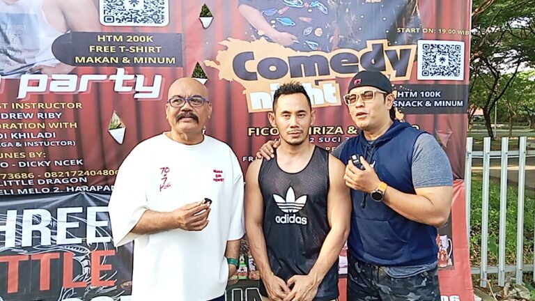 Herdi Khiladi, Robby Bo, dan Amdrow Ruby, Semarakkan Zumba Party di 3 Little Dragons