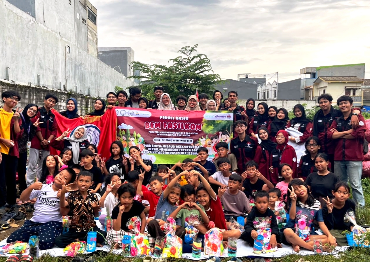 Mahasiswa Fasilkom SaintekMu Turun Edukasi Anak