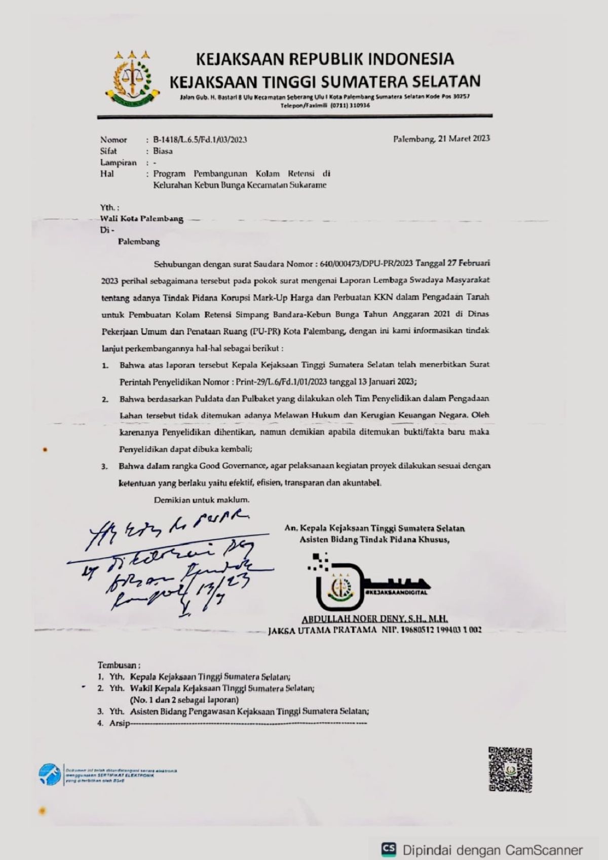 Status MS Masih Saksi, Kuasa Hukum Minta Klarifikasi Polri