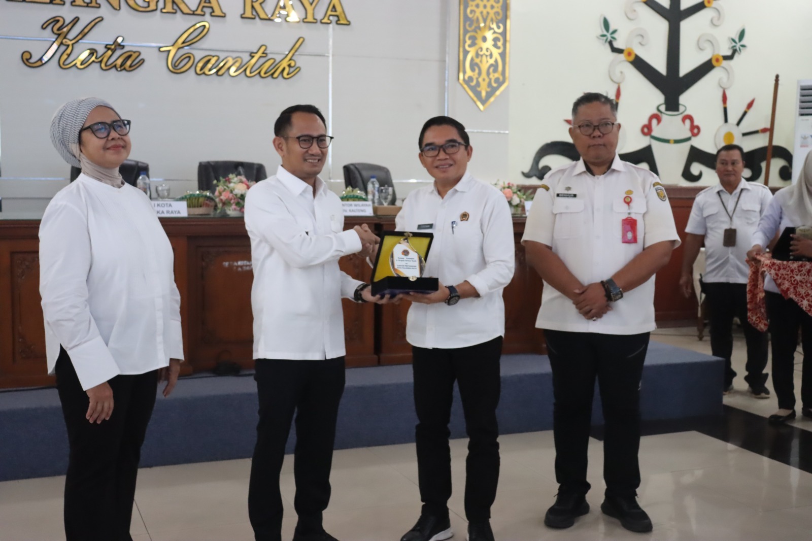 Kantor Pertanahan Kota Palangka Raya Serahkan Aset Pemda