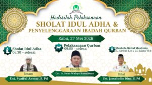 Idul Adha, Musholla Baitul Muslimin Tebar Kepedulian