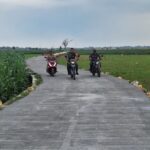 Dansatgas TMMD Tinjau Betonisasi Jalan Desa Godo yang Rampung 100 Persen