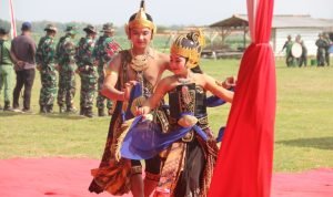 Penampilan Seni Barong RKWB Meriahkan Penutupan TMMD Reguler Ke-128 Kodim Pati
