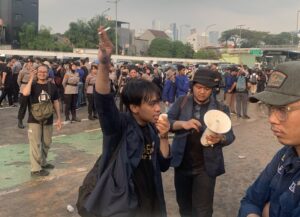 Mahasiswa USM Demo Soroti Demokrasi dan Kebijakan Ekonomi