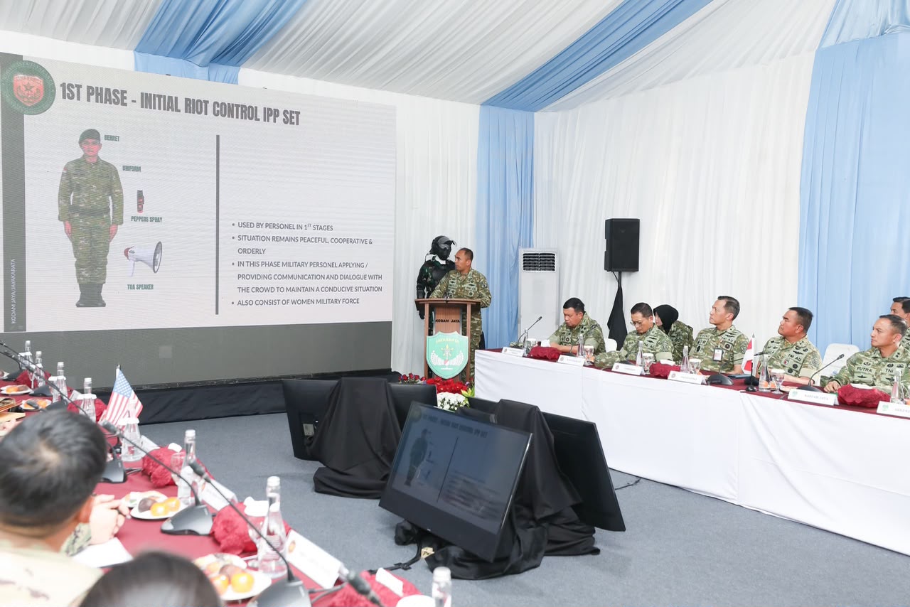 Kunjungi Jakarta, Delegasi Hawaii National Guard Apresiasi Kesiapan Operasional Kodam Jaya