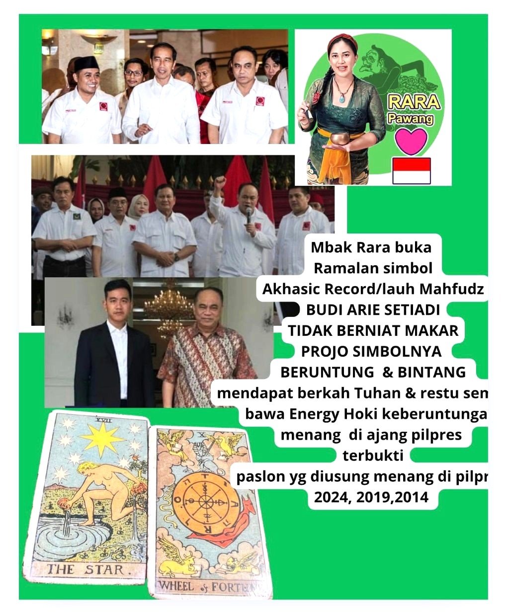 Tarot Rara, Projo Bawa Bejo, Budi Arie Harus Dirangkul 
